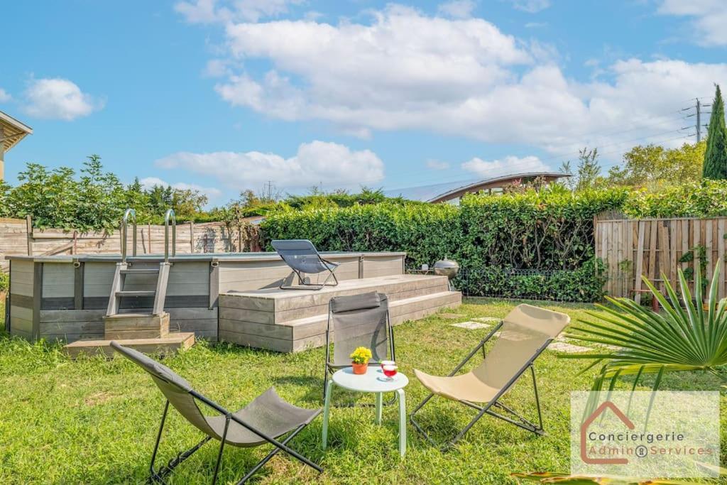 Maison A Lyon Parilly Avec Piscine, Jardin, Parking Prive & Proche Eurexpo Венисьё Экстерьер фото