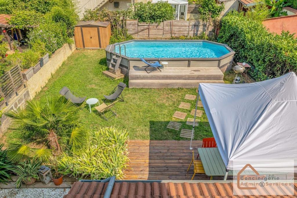 Maison A Lyon Parilly Avec Piscine, Jardin, Parking Prive & Proche Eurexpo Венисьё Экстерьер фото